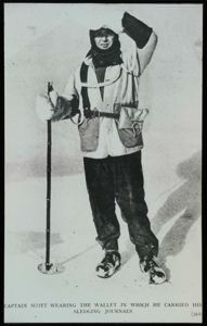 Image of Robert Falcon Scott in Traveling Costume